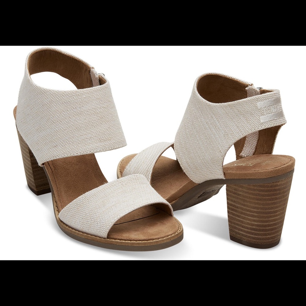 NWT TOMS Majorca Heels SZ 9.5